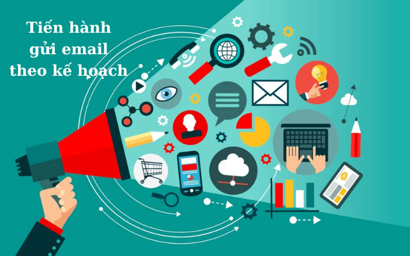 Tiến hành gửi email