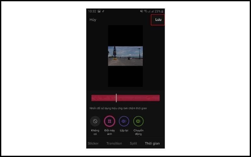 Lưu video Tiktok đ&atilde; l&agrave;m chậm
