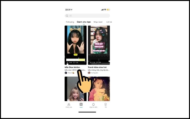 L&agrave;m chậm video Tiktok bằng Capcut