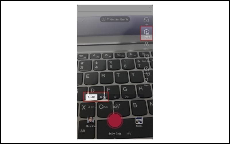 C&aacute;ch slow motion video tr&ecirc;n ứng dụng Tiktok