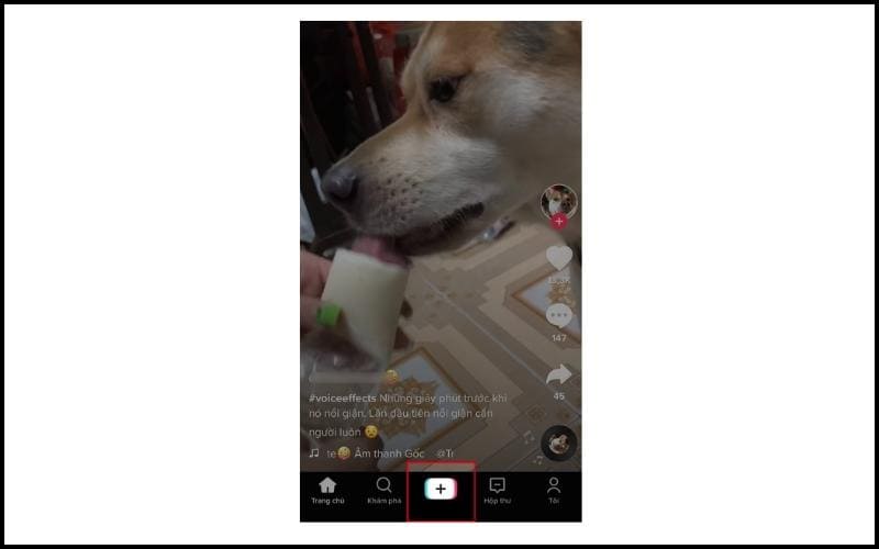 Mở ứng dụng Tiktok