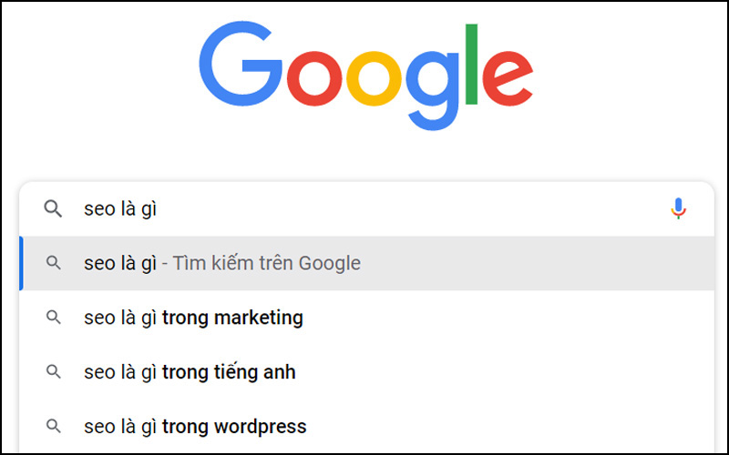 Công cụ nghiên cứu từ khóa SEO Google