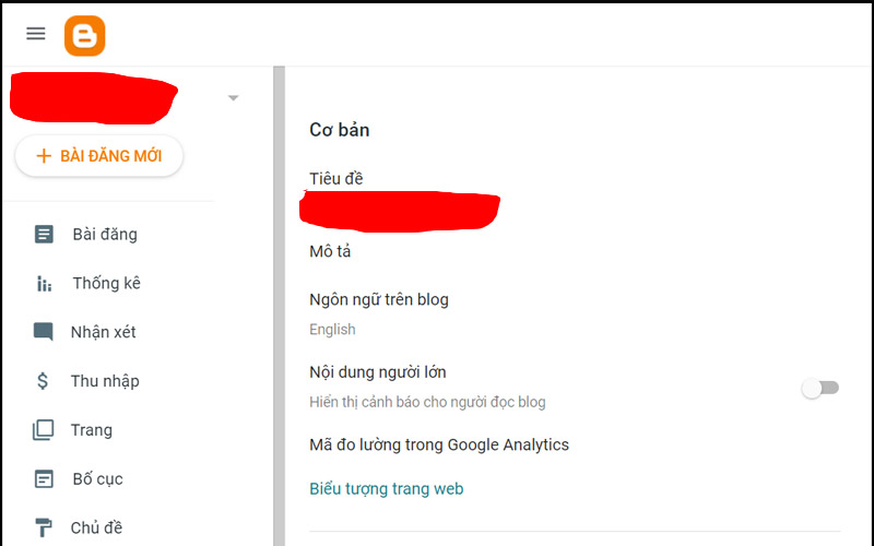 C&aacute;ch sử dụng blogspot cơ bản