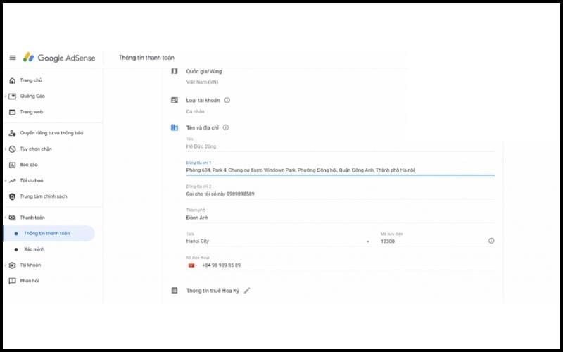 X&aacute;c minh danh t&iacute;nh Google Adsense như thế n&agrave;o