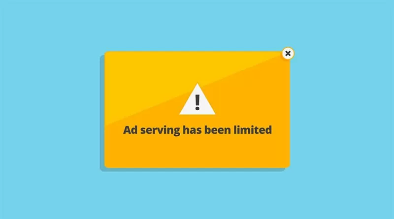 Google Adsense bị limit