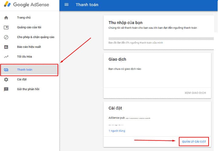 Hướng dẫn nhận m&atilde; pin Google Adsense
