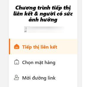 3 tab chính của Temu Affiliate - cũng là 3 hướng kiếm tiền khác nhau