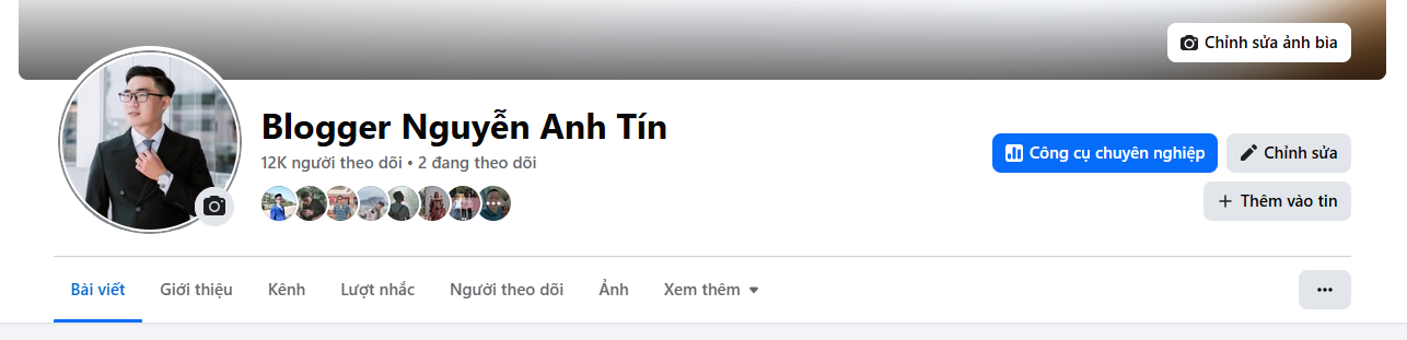 Fanpage của tôi có 12K người theo dõi